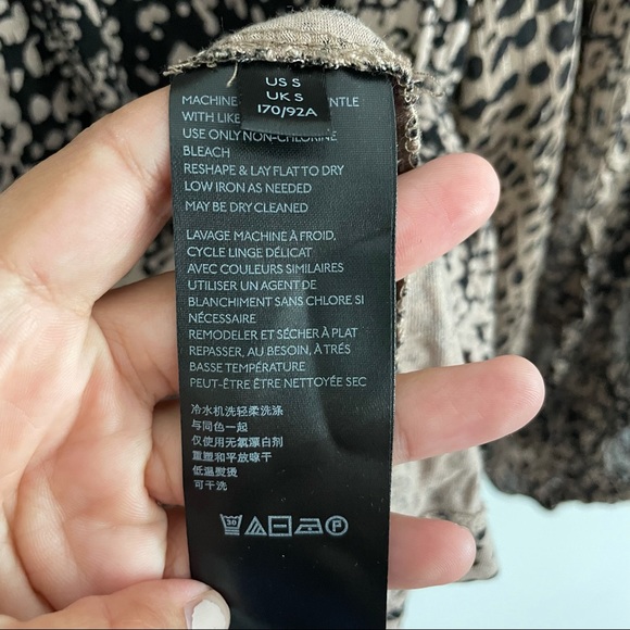 ANTHROPOLOGIE Maeve Leopard Print Ruffle Sleeve Blouse - Picture 9 of 11